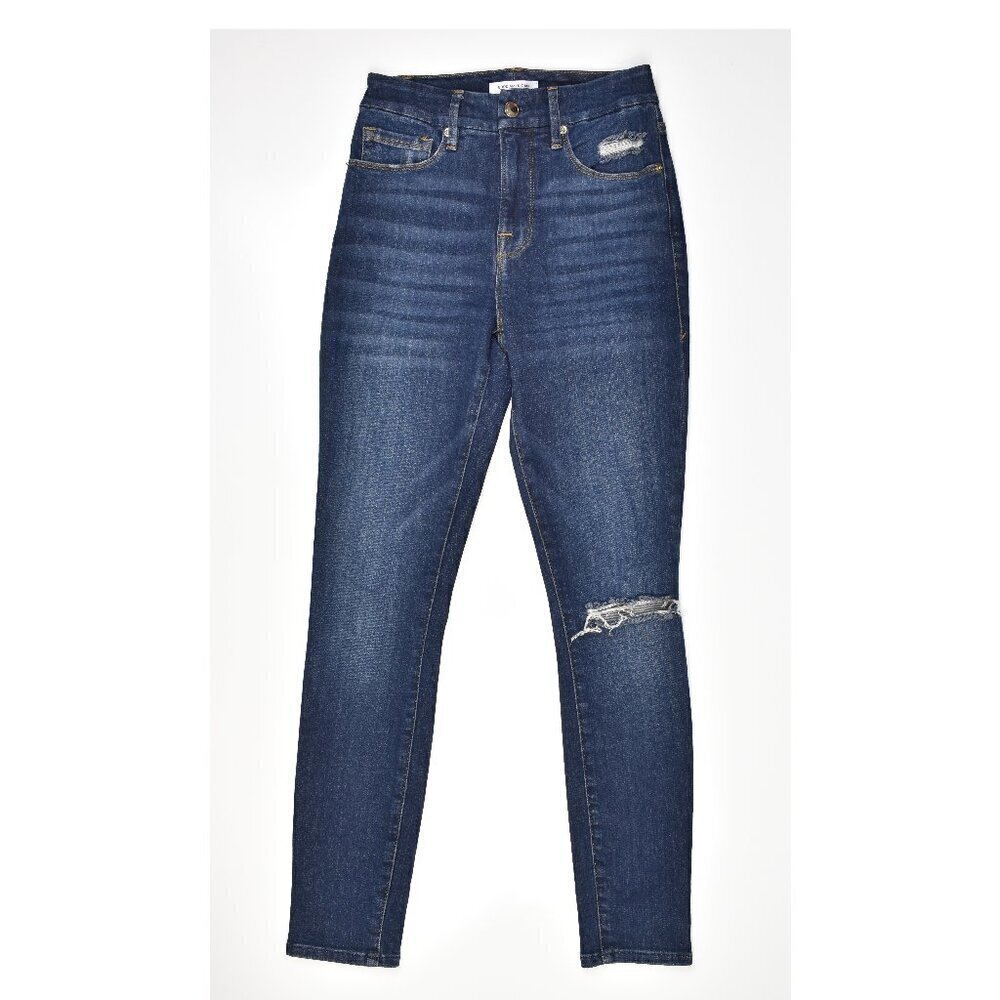 Good American Good Legs Crops Distressed Skinny Jeans 0/25
